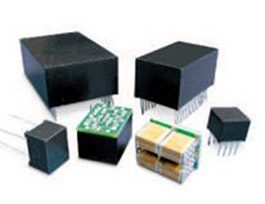 A group of electronic components sitting on top of each other.