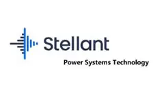 A logo of stellant power systems technology