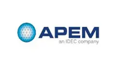 A logo of apem is shown.